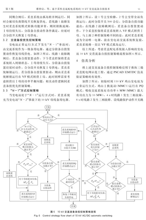 广东工业大学 杨俊华, 广东电网珠海局 蔡仲启,等 基于柔性直流配电系统的10 kv交直流备自投技术